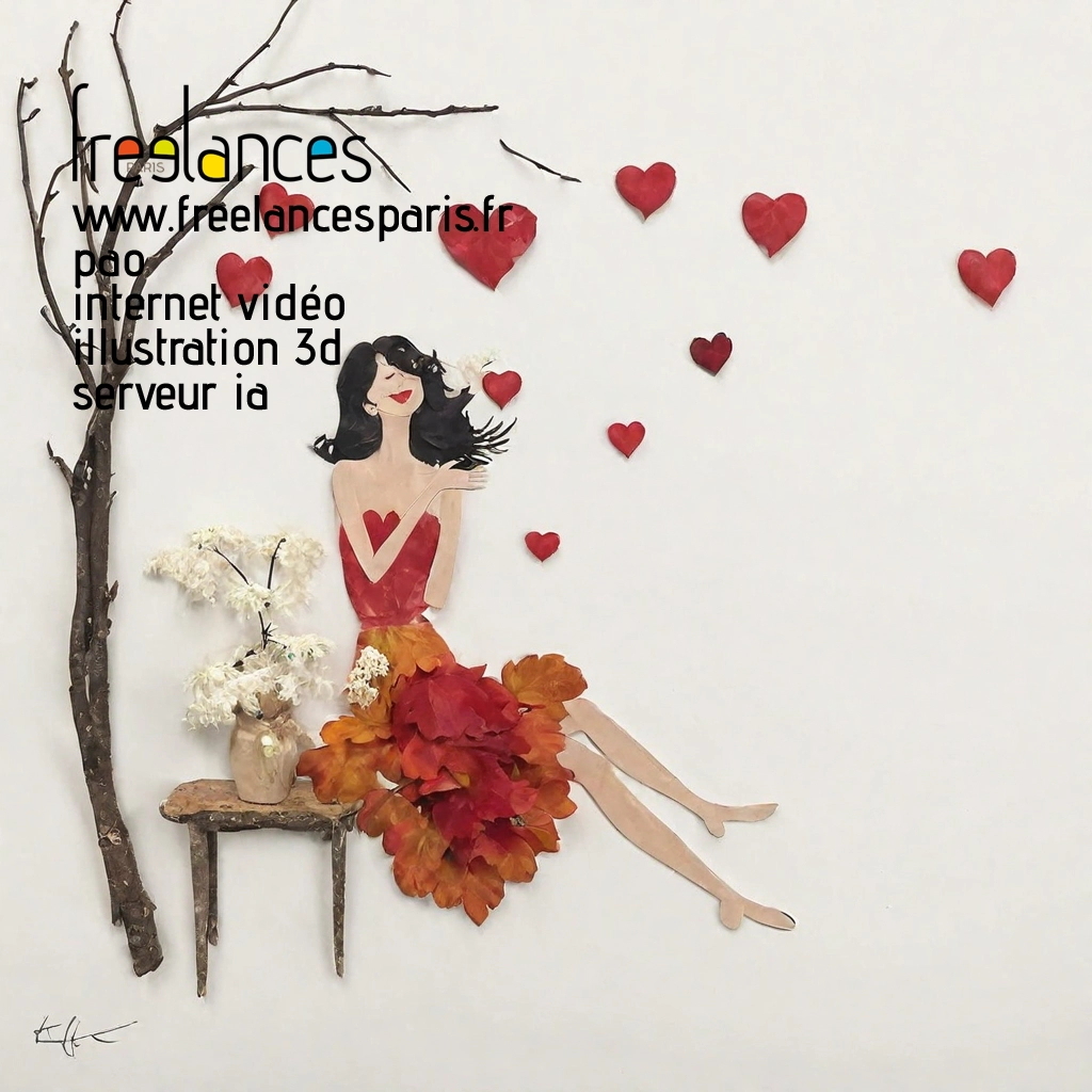 Pao mise en page internet vidéo illustration 3d serveur IA générative AI freelance paris studio de création magazines yrkvfae0